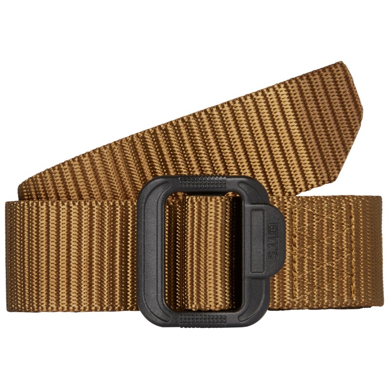 5.11 TDU Double Duty Gürtel – Wendbares Nylon, Mikroverstellbare Schnalle, 3,8 Cm, Coyote/Schwarz, Größe S 5.11 TDU Double Duty Gürtel – Wendbares Nylon, Mikroverstellbare Schnalle, 3,8 Cm, Coyote/Schwarz, Größe S