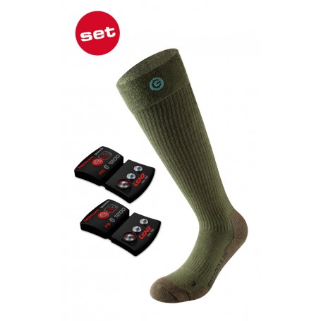 Lenz Set of heat sock 3.0 + lithium pack rcB 1200 grün