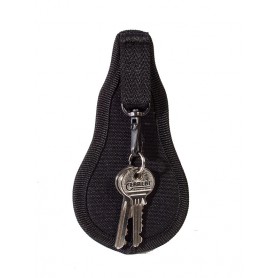 Security Schlüsselhalter mit Platte schwarz