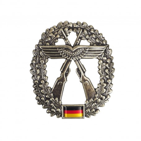 br14 Bundeswehr Barettabzeichen Marinesicherung auf schwarz Offizier 1 Stück 