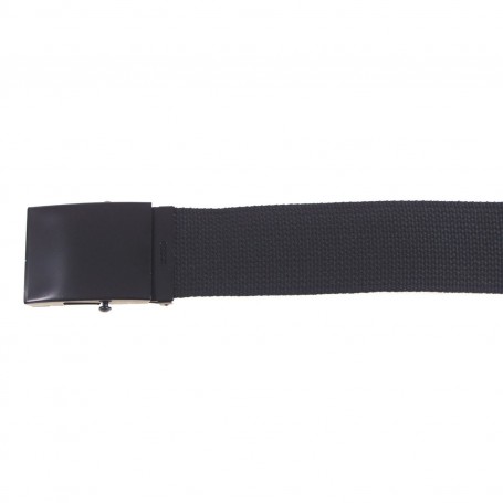 Gürtel 4,5 cm breit mit Metallkastenschloß black