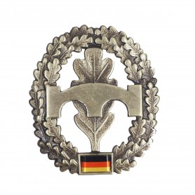 Barett Abzeichen-Royal Artillerie Offizier-B/W Auf Schwarz Unterlage 