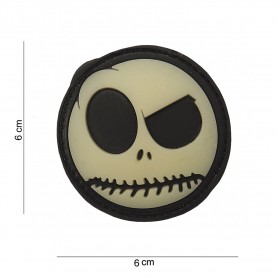 3D Rubber Patch Big Nightmare Smiley
