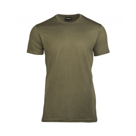 T-Shirt US Style steingrau-oliv 3er Pack