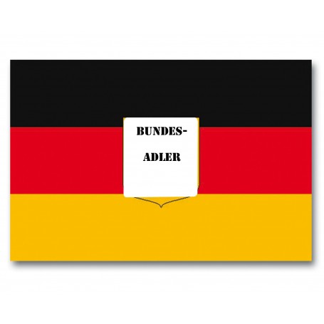 Flagge Deutschland mit Adler