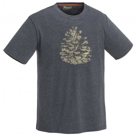 Pinewood® Pine Outdoor T-Shirt blue melange