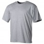 MFH US T-Shirt halbarm, grau
