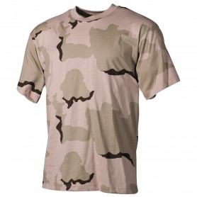 MFH US T-Shirt halbarm, 3 Farben-desert