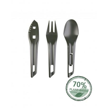 The OCYS™ Outdoor Cutlery Set WILDO oliv Essbesteck