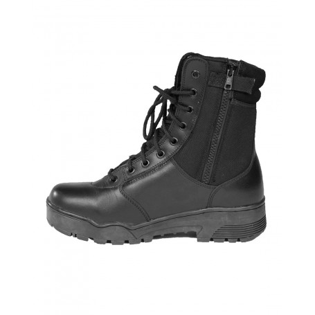 Mil-Tec Tactical Stiefel Leder-Cordura® mit RV schwarz