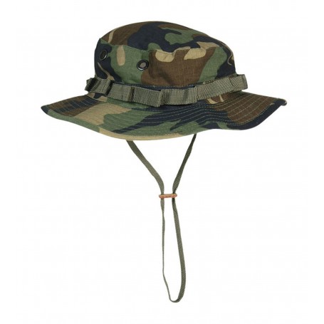 Mil-Tec US GI Dschungelhut, woodland Ripstop