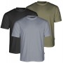 Pinewood® 3-Pack T-Shirt oliv, shadow blue, black