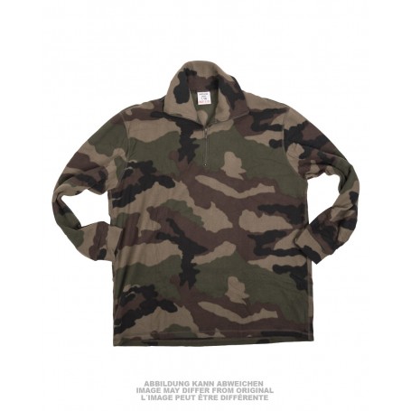Franz. Fleeceshirt mit Reißverschluss CCE-Tarn neuwertig Größe 112