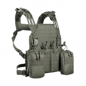 Tasmanian Tiger TT Modular Chest Rig 4xM4 IRR Gurtzeug stone grey oliv