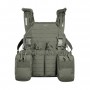 Tasmanian Tiger TT Modular Chest Rig 4xM4 IRR Gurtzeug stone grey oliv