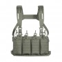 Tasmanian Tiger TT Modular Chest Rig 4xM4 IRR Gurtzeug stone grey oliv