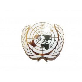UN Barettabzeichen Metall