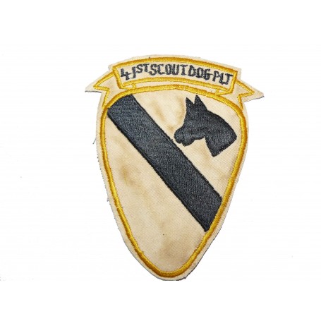 Abzeichen 41st Scout Dog Platoon 1st Cav. Div.