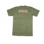 T-Shirt Apache AH-64 A oliv