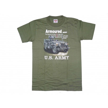 T-Shirt M-151 A2 with TOW Launcher oliv