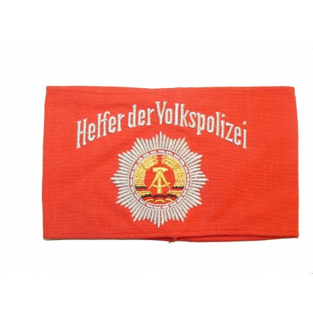 DDR Armbinde "Helfer der Volkspolizei", neu