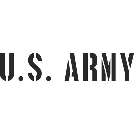 Beschriftungsschablone Satz  U.S. ARMY 3inch (76mm)
