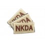 Abzeichen NKDA mit Klett khaki 3er Pack