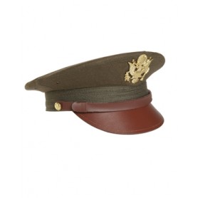 US Officers Service Cap OD wool (Repro)