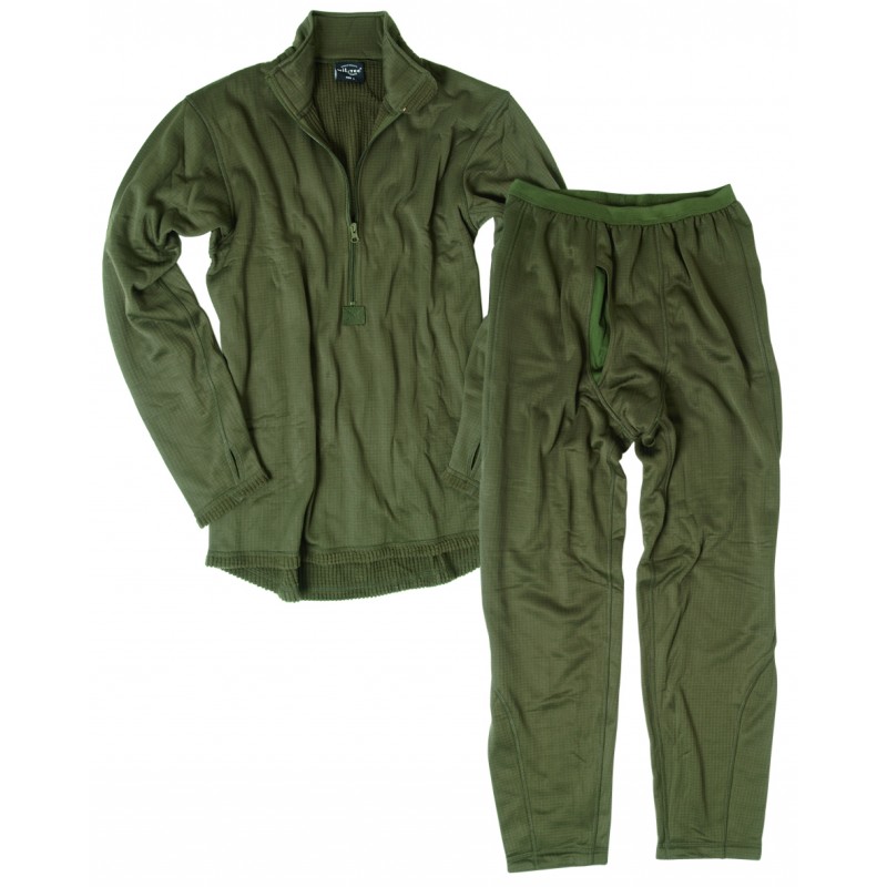 NEU US Tactical Unterwäsche Thermofleece mit RV Kälterschutzjacke Hose Fleece 