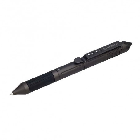 BlackField Tactical Pen Security Kugelschreiber schwarz mit Kappe & Geschenkbox 