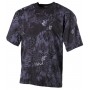 US T-Shirt, halbarm, snake black, 170g/m²